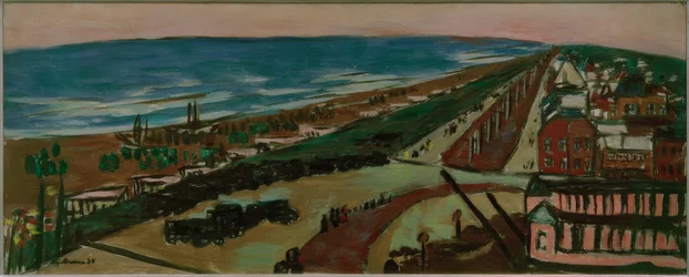 Blick auf Zandvoort bei Abend