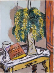 Stillleben mit Mimosen