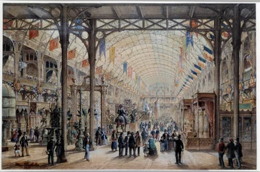 Industrielle Revolution: „Ansicht des Palais de l