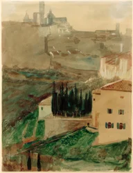 Blick auf Siena