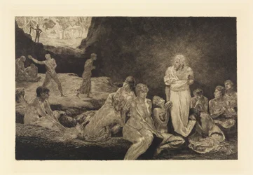 Christus und die Sünderinnen (Ein Leben, Opus VIII, Blatt 13)