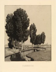 Sommertag (nach Arnold Böcklin)