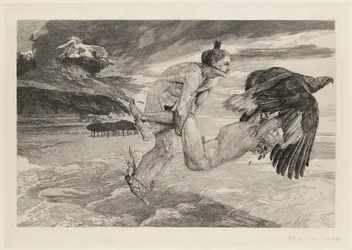 Die Entführung des Prometheus, Tafel 14, Brahms-Fantasie, Op. XII