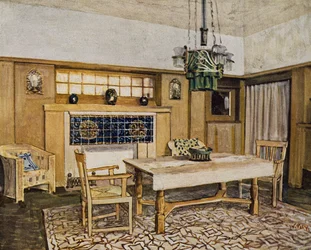 Esszimmer in Karlsruhe, 20. Jahrhundert