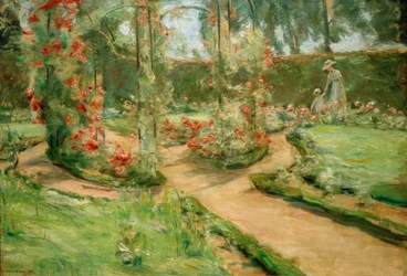 Der Rosengarten in Wannsee mit der Tochter und der Enkelin