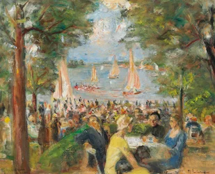 Gartenlokal an der Havel, 1934