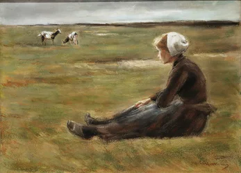 Auf dem Feld, ca. 1890