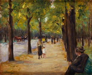 Im Tiergarten, Berlin, ca. 1920