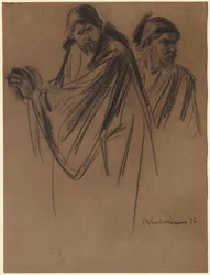 Studien für den heiligen Paulus auf dem Weg nach Damaskus, 1896