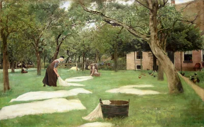 Das Bleichen von Leinen, 1882
