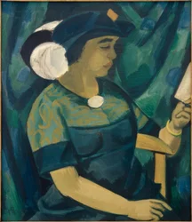 Bildnis der Frau des Künstlers (Lotte Pechstein)