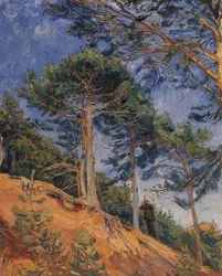 Jäger am Abhang. 1903