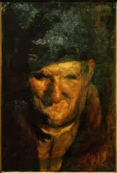 Kopf eines Bauern