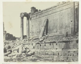 Baalbeck (Heliopolis), Tempel des Jupiter, Ostfassade; Syrien