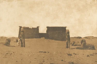 Dromos des Tempels von Sébona, 3. April 1850