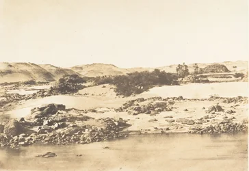 Eingang des ersten Katarakts bei Assuan, 1849-50