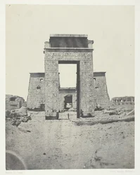 Karnak, Propylon des Tempels von Khons, Theben, 1849-51, gedruckt 1852