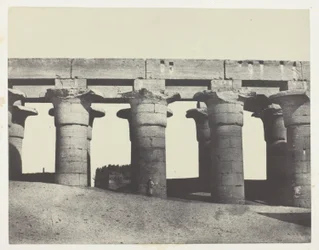 Luxor, Große Kolonnade des Palastes; Theben