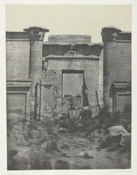 Médinet-Habou, Propyläen des Thoutmoseum; Theben