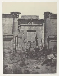 Médinet-Habou, Propyläen des Thoutmoseum; Theben