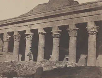 Nubien, Großer Tempel der Isis, in Philä, Galerie Orientale, April 1850, gedruckt 1852