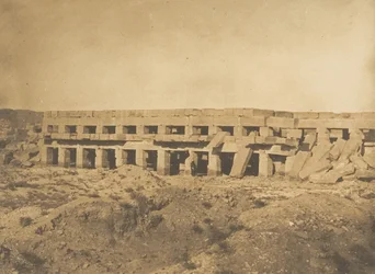 Promenoir von Thutmosis III - Letzte Galerien des Palastes von Karnak Theben, 1849-50