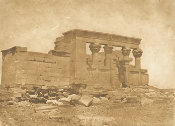 Pronaos des Tempels von Deboude Parembole, 10. April 1850