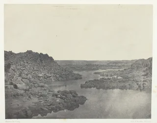 Sortie de la Première Cataracte, Oberägypten, 1849-51, gedruckt 1852