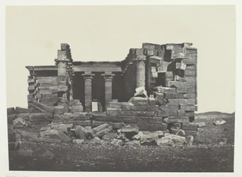 Tempel von Maharakkah Hièra Sycaminos der Griechen, Nubien, 1849-51, gedruckt 1852