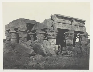 Tempel von Ombos, Oberägypten, Tafel 65 aus dem Album "Ägypten, Nubien, Palästina und Syrien" (1852)