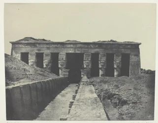 Gesamtansicht, Großer Tempel von Dendera (Teutyres), Oberägypten