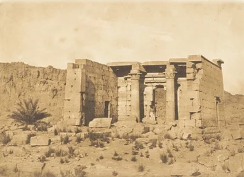 Ansicht des Tempels von Tafah Taphis, 9. April 1850