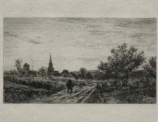 Landschaft, Abend (Heimkehr)