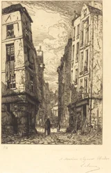 Rue des Marmousets (Quartier de la cité, altes Paris)