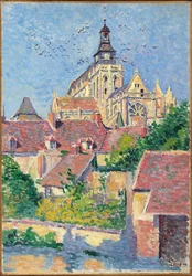 Kathedrale von Gisors, Blick von Fosse aux Tanneurs