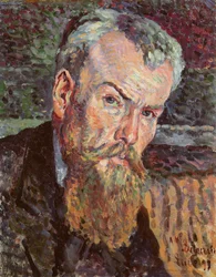 Porträt von Henri Edmond Cross (1856-1910) 1898 (Detail)