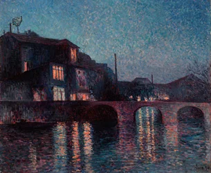 Die Sambre in Charleroi