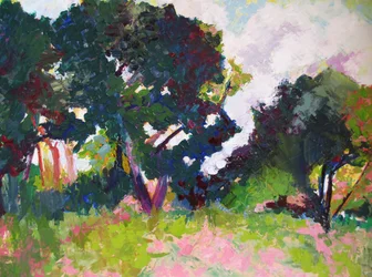 Lebendige Sommerlandschaft