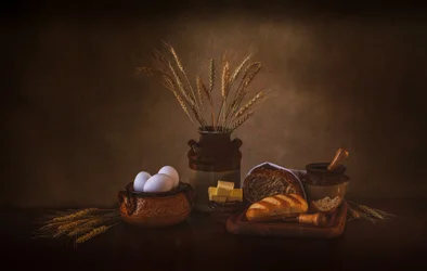 Stillleben der goldenen Ernte