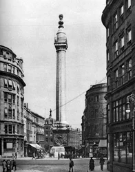 Das Monument zum Großen Brand von London, 1926-1927
