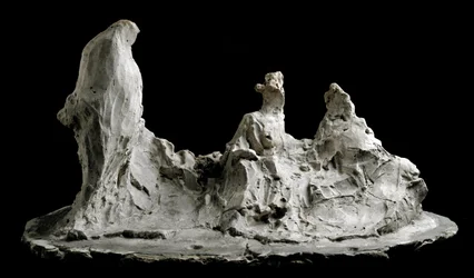 Gespräch im Garten. Skulptur von Medardo Rosso