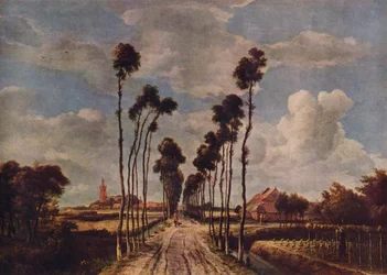 Die Allee bei Middelharnis, 1689, 1938