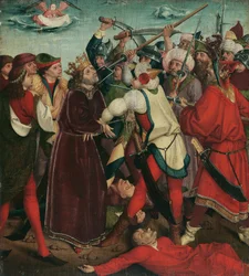 Martyrium des hl. Oswald in der Schlacht