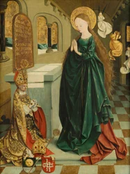 Maria als Tempeljungfrau im Ährenkleid