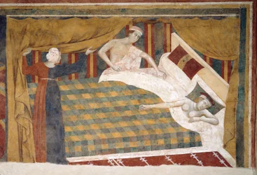 Profane Liebesszenen: Die Ehepartner ziehen sich ins Bett zurück