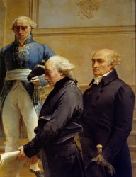 Porträt des französischen Architekten Pierre Francois Leonard Fontaine (1762-1853) (Detail)