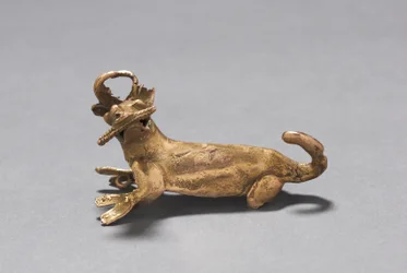 Hirsch, der Mais isst Anhänger, ca. 1000-1550