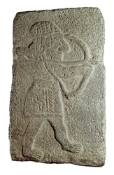 Hethitischer Bogenschütze, aus dem Palast von Kapara, König von Guzana, in Tell Halaf (Syrien), 9. Jahrhundert v. Chr.