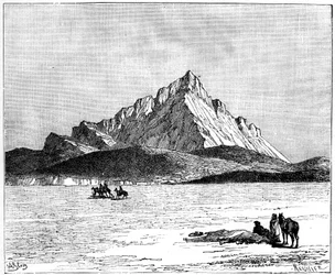 Der Jebel Zaghwan, um 1890