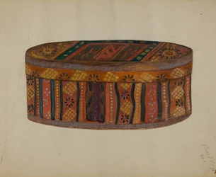 Pa. Deutsche Brautkiste, ca. 1936